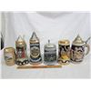 Image 1 : 6 German Beer Steins