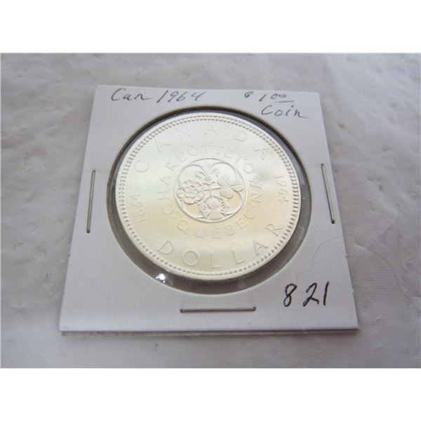 Canadian 1964 Silver Dollar