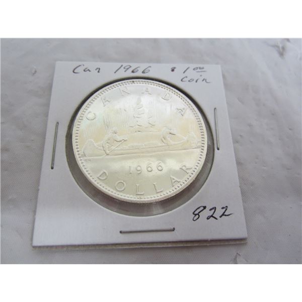 Canadian 1966 Silver Dollar