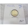 Image 1 : Canadian 1920 silver 5 cents