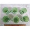 Image 2 : Lot of 6 Matching Jadite Fire King D Handled  Mugs