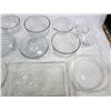 Image 3 : Mixed Lot of Clear Pyrex , Anchor Hawkins, 3 Pieces Fire King
