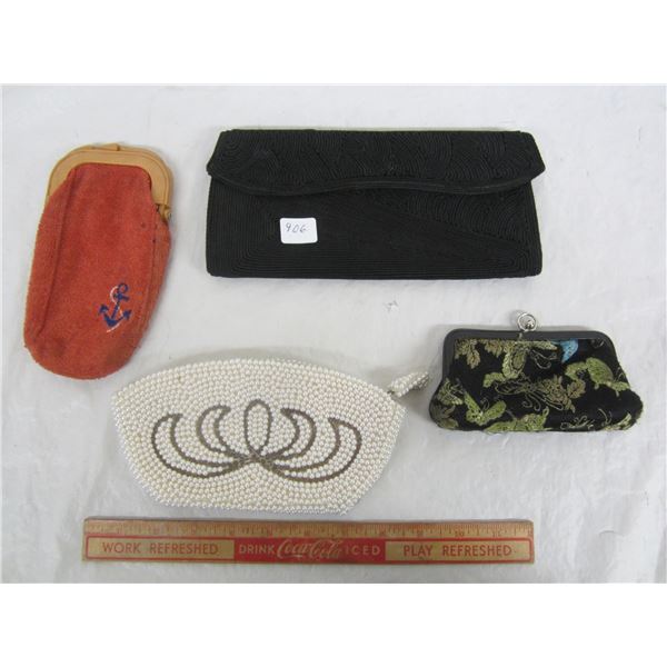 Lot of 4 Vintage Purses