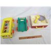 Image 3 : Lot of 3 Vintage Fisher Price Toys Record Player ,pull Truck, pull Bus