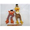 Image 2 : Lot of 2 Sesame Street Puppets Bert and Ernie