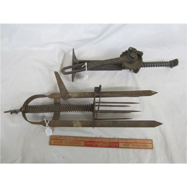 Antique Mole Trap and Auto Jack