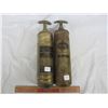 Image 1 : Lot of 2 Brass Antique Fire Extinguishers