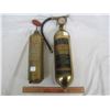 Image 1 : Lot of 2 Brass Antique Fire Extinguishers
