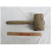 Image 2 : Antique Wooden Carpenters Mallet