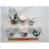 Image 2 : Lot of 5 Disney Mickey Mugs and Cannister