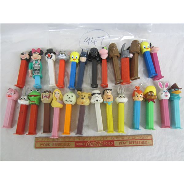 Lot of 28 Pez Despensers