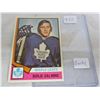 Image 1 : Borje Salming 1973-1974 Rookie Hockey Card O-Pee-Chee