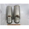 Image 1 : Pair of 1940's Aluminum Shin Guards Railway ?