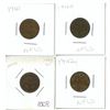 Image 1 : 1940, 1941, 1942 and 1943 Newfoundland Pennies - 4 piece