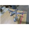Image 1 : Metal Plane on Stand
