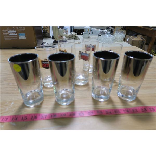 9X Beer Glasses (Meager 1878) X5