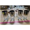 Image 1 : 9X Beer Glasses (Meager 1878) X5