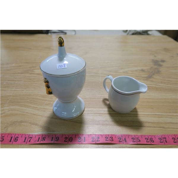 Milk and Sugar Cups with lid