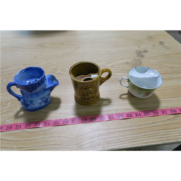 Mustach Cup X2 and shaving Cream Cup