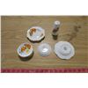 Image 1 : Praie Lily Royal Windsor Bone China - Tiger Lily Design - 9 Piece - Shaker and 9 small dishes