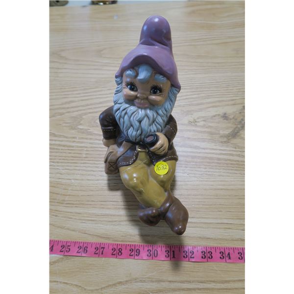 Garden Gnome (Sitting/Repaired)