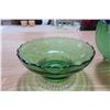 Image 3 : Green Glass Bowls X2