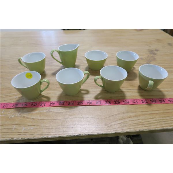 6 Tea Cups and Sugar and Tea Cups
