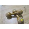 Image 3 : Wood Dumbells X2