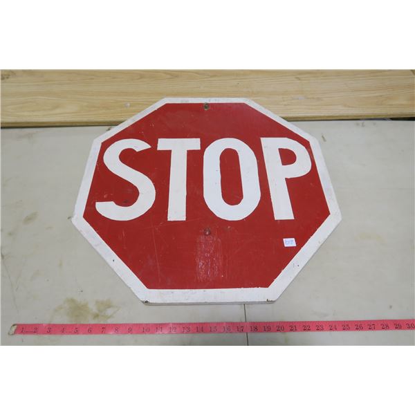 Wood Stop Sign