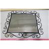 Image 1 : Iron Framed Mirror