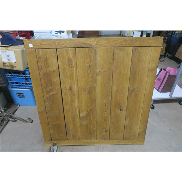 Wood Table - 41.5"X41.5" - White Oak From Southern Alberta