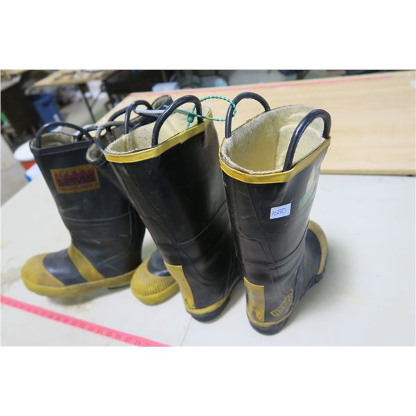 Ranger Shoe-Fit and Servus Fire Breaker Size 8 Fireman Boots