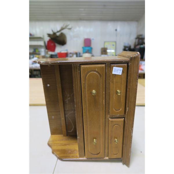 Wood Hanging Jewelry Drawer System