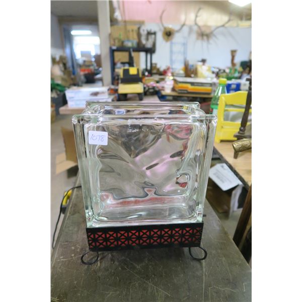 Glass Block Lamp