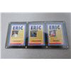 Image 2 : Eric Lindros SCORE "Growing Up" 3 Card Set and Case
