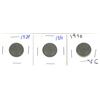 Image 1 : 1929, 1931, 1932 Canadian 5 Cent Coins - 3 Piece