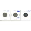 Image 1 : 1934, 1936, 1967 Canadian 5 Cent Coin - 3 Piece