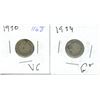 Image 1 : 1930, 1934 Canadian 5 Cent Coins - 2 Piece