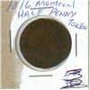 Image 1 : 1816 Montreal Half Penny/ Token