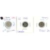 Image 1 : 1891 Silver, 1900, 1902 Canadian 5 Cent Coin - 3 Piece