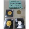 Image 1 : 2000 Sacagawean Coin/Liberty Coin (1/10 Troy Oz. .999 Silver)/ 2006 US Proof Quarter(Nebraska)/2006 