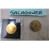 Image 2 : 2000 Sacagawean Coin/Liberty Coin (1/10 Troy Oz. .999 Silver)/ 2006 US Proof Quarter(Nebraska)/2006 