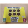 Image 1 : 1932-1936 - 6X Canadian George V One Cent Coins