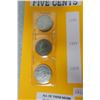 Image 2 : 3X Canadian George V 5 Cent Coins