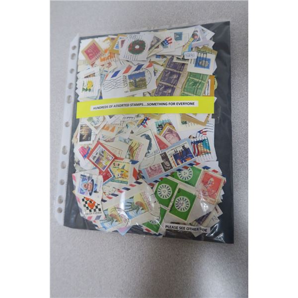 Hundreds of Assorted Stamps