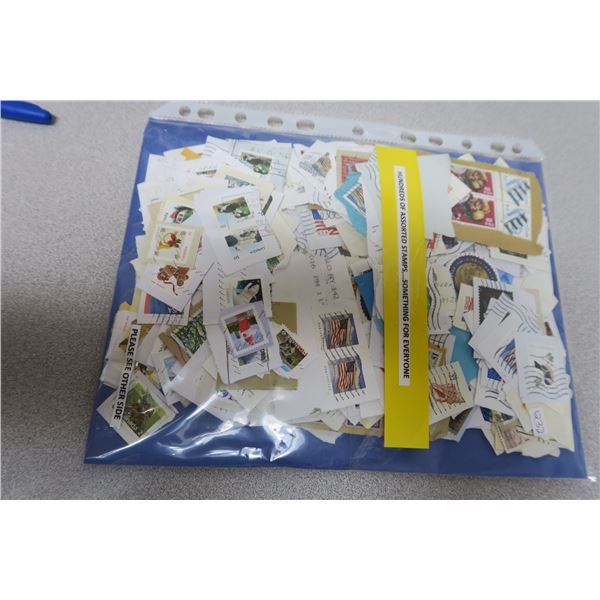Hundreds of Assorted Stamps