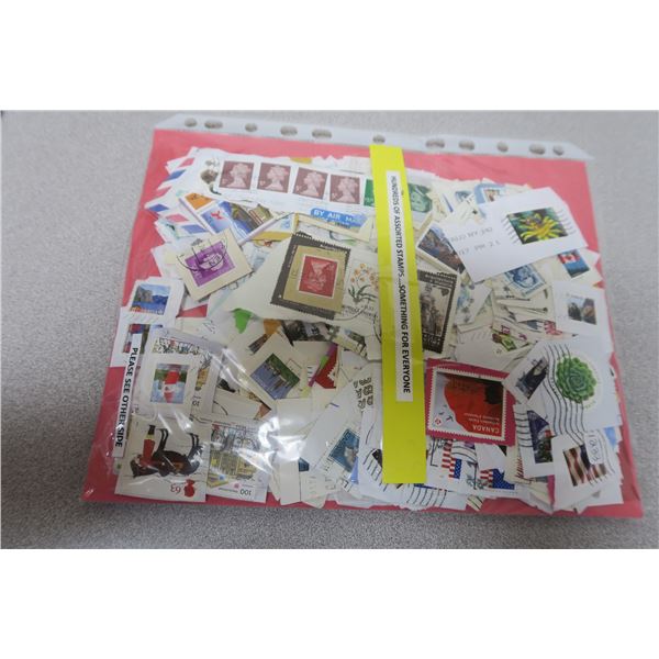 Hundreds of Assorted Stamps