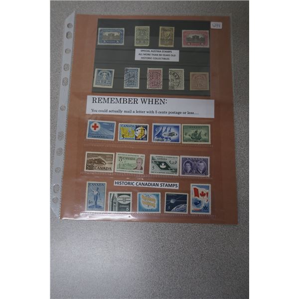 Historic Canadian Stamps X22