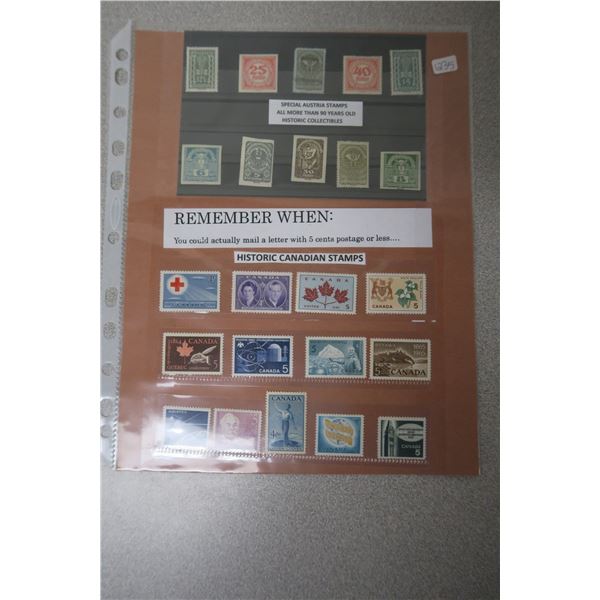 Historic Canadian Stamps X23