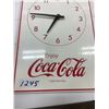 Image 3 : Coca-Cola clock, tin. Battery operated 13.5" X 9.5"